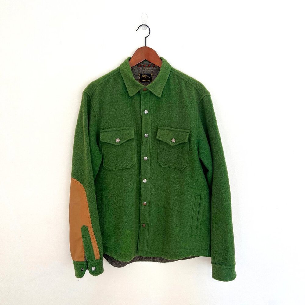 Todd Snyder x L.L. Bean Green Wool Shirt Jacket - Size L
